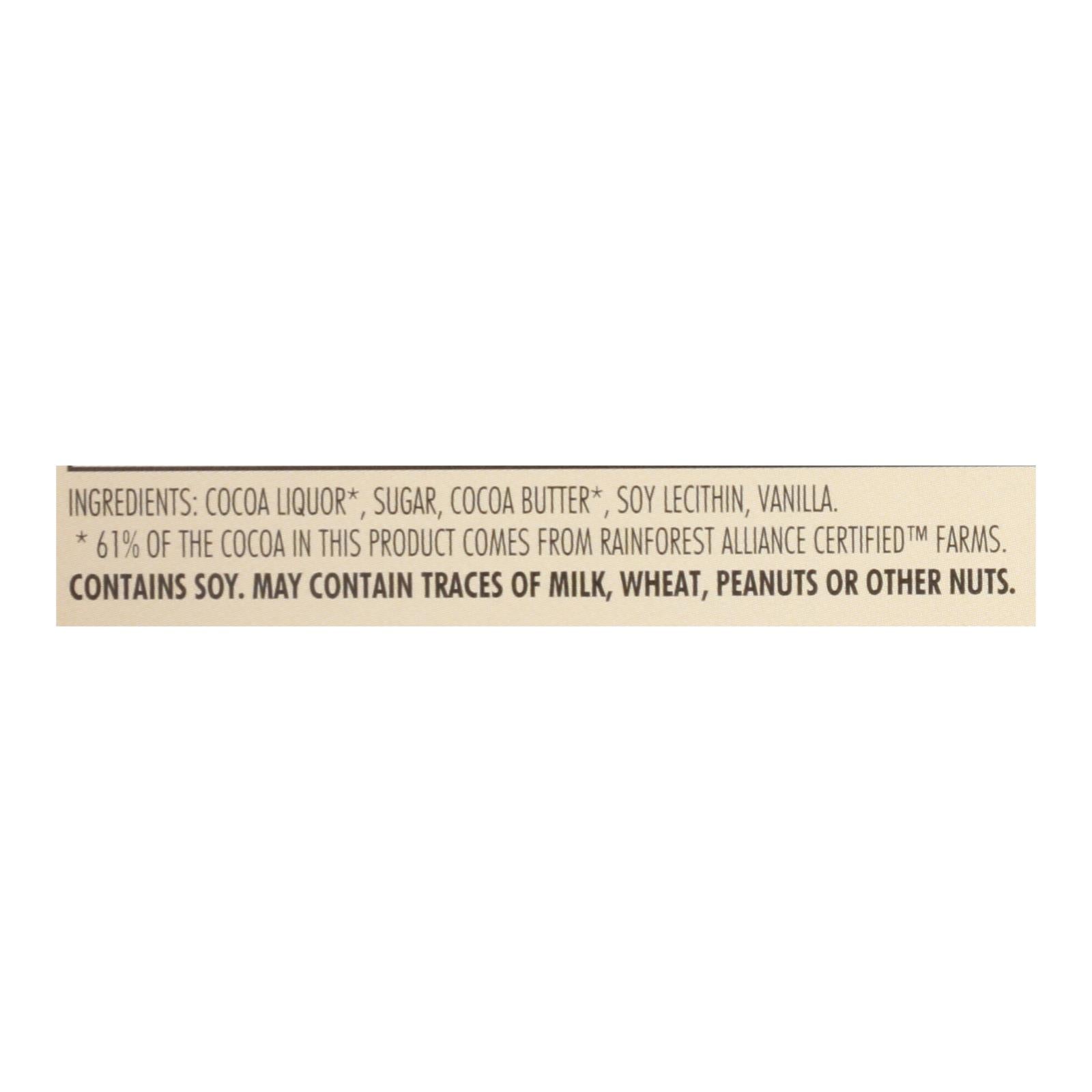 Chocolove Xoxox Dark Chocolate Bars, 3.2 oz, Case of 12
