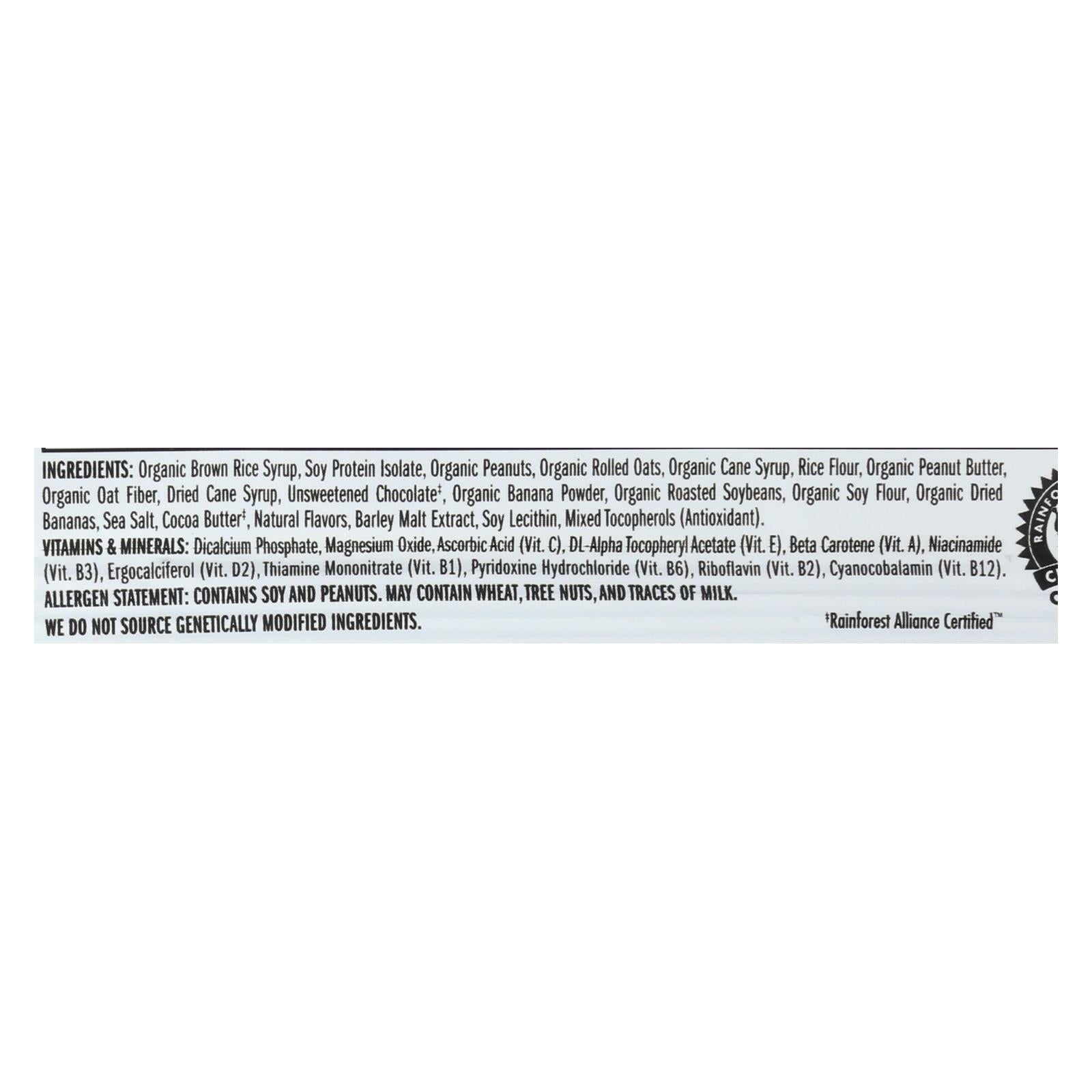 Clif Bar Peanut Butter Banana Dark Chocolate - 12 Pack