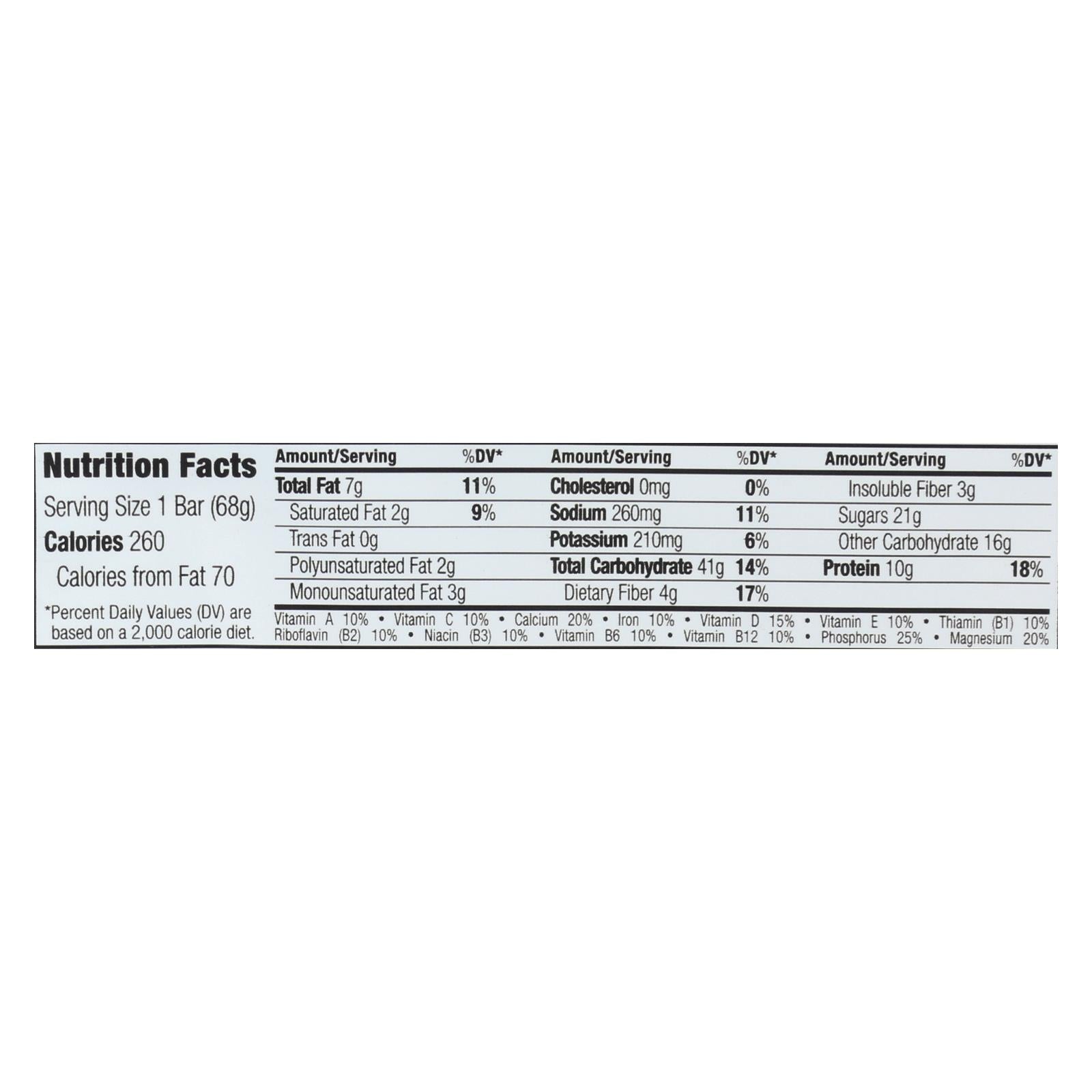 Clif Bar Peanut Butter Banana Dark Chocolate - 12 Pack