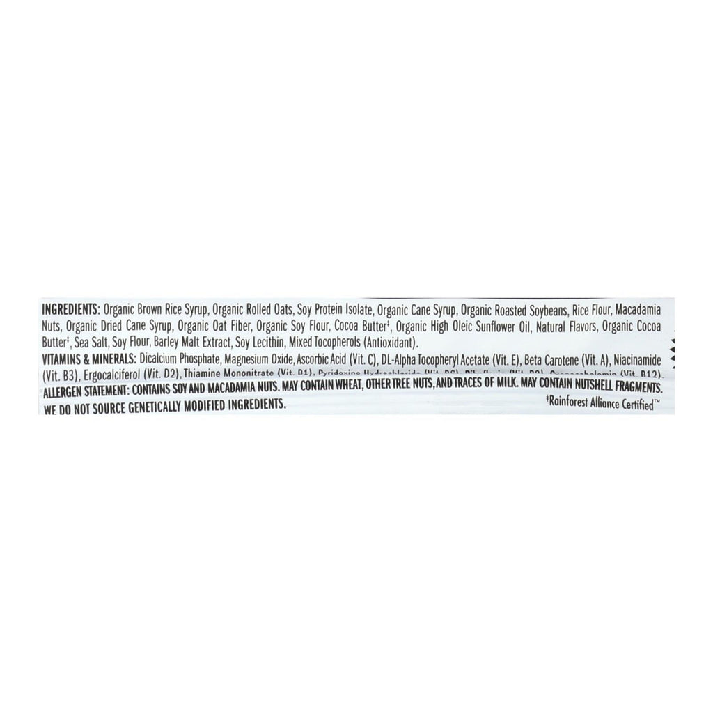 Clif Bar - Organic White Chocolate Macadamia Nut - Case of 12 - 2.4 oz