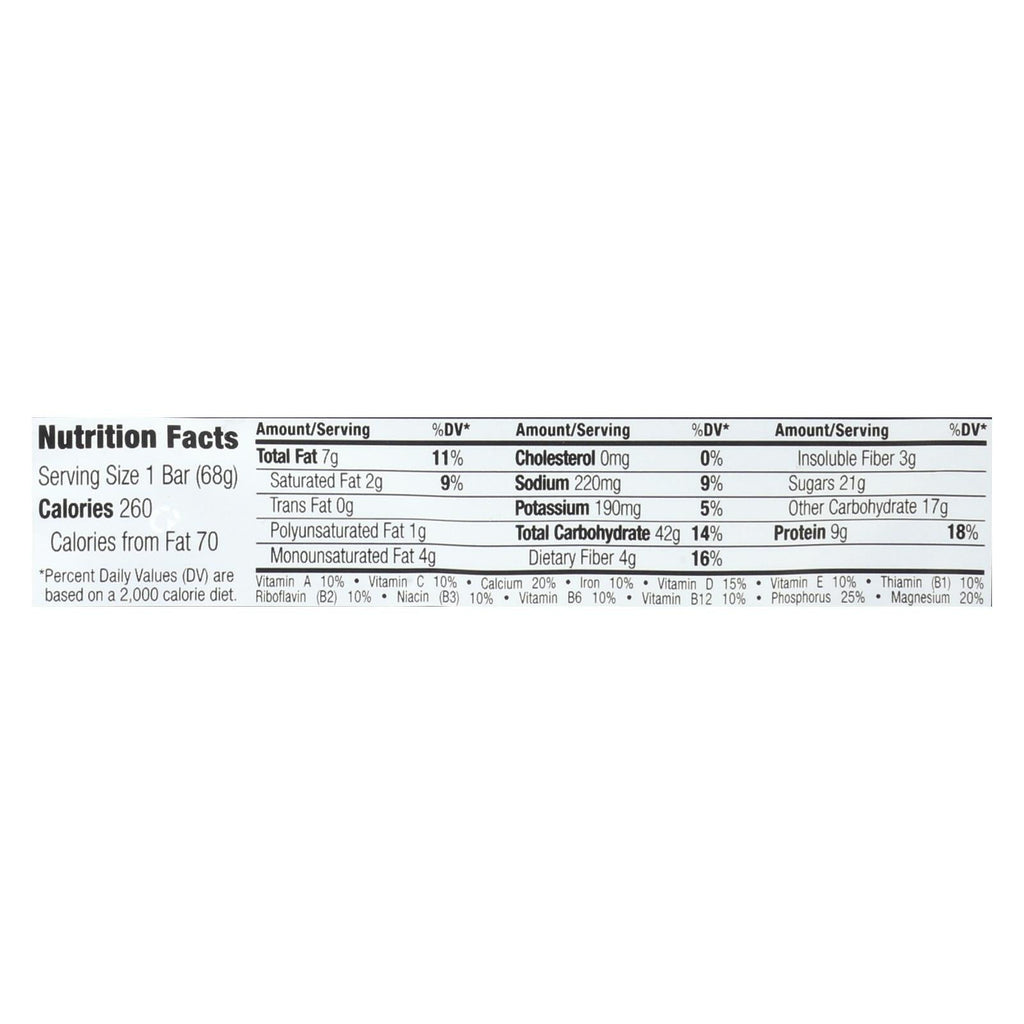Clif Bar - Organic White Chocolate Macadamia Nut - Case of 12 - 2.4 oz