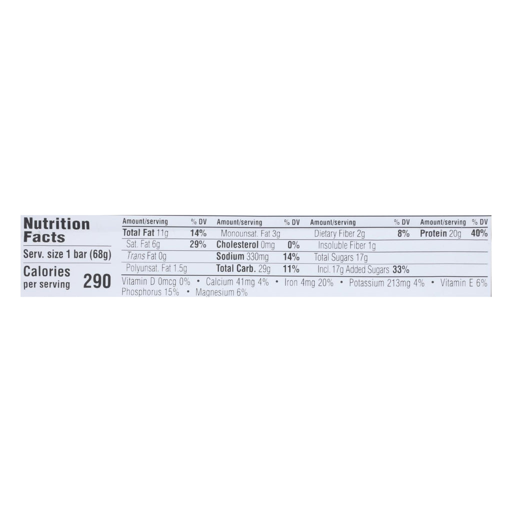 Clif Bar Builder Bar - Chocolate Peanut Butter - Case of 12 - 2.4 oz