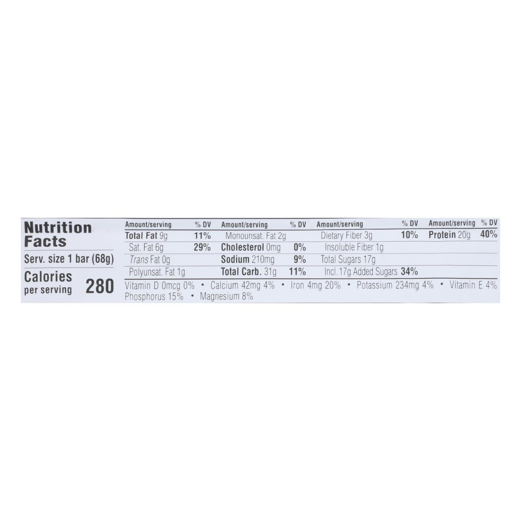 Clif Bar Builder Bar - Chocolate - Case of 12 - 2.4 oz
