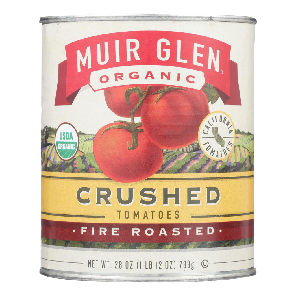 Muir Glen Fire Roasted Crushed Tomato, 12 Pack, 28 Oz Each
