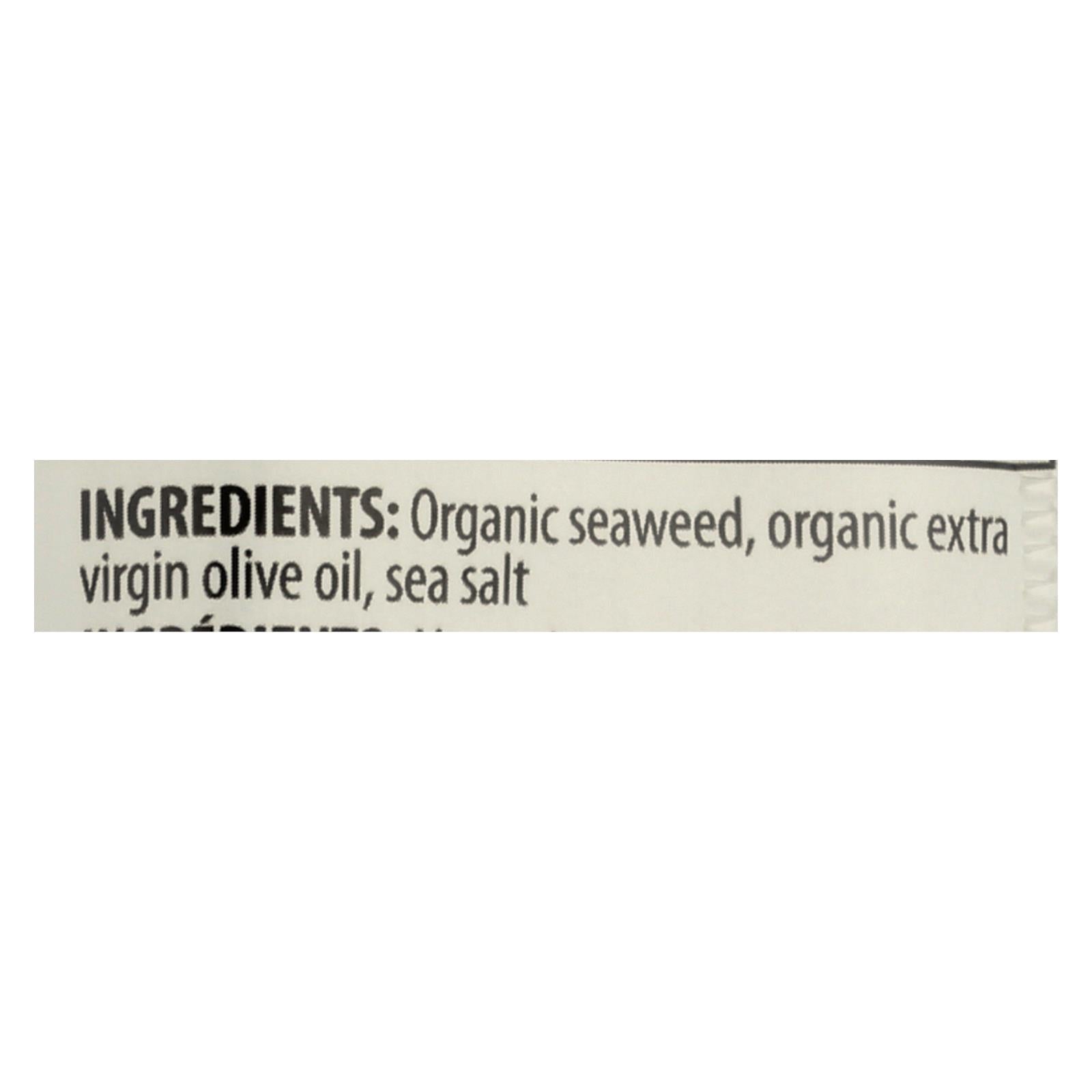 Seasnax Organic Original Roasted Seaweed - 24 Pack