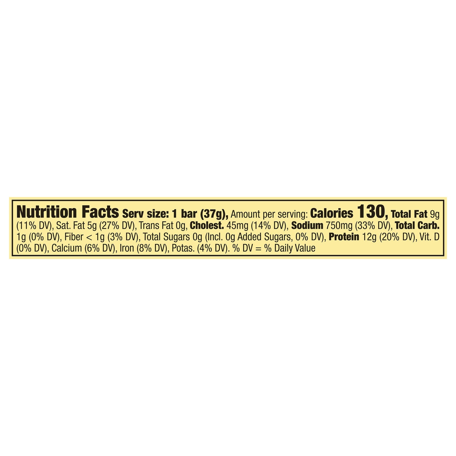 Epic - Bar Venison Sea Salt And Pepper - Case Of 12-1.3 Oz