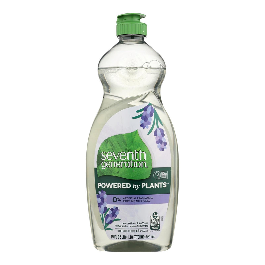 Seventh Generation - Dish Liquid Lavender Mint - Case Of 6-19 Fz