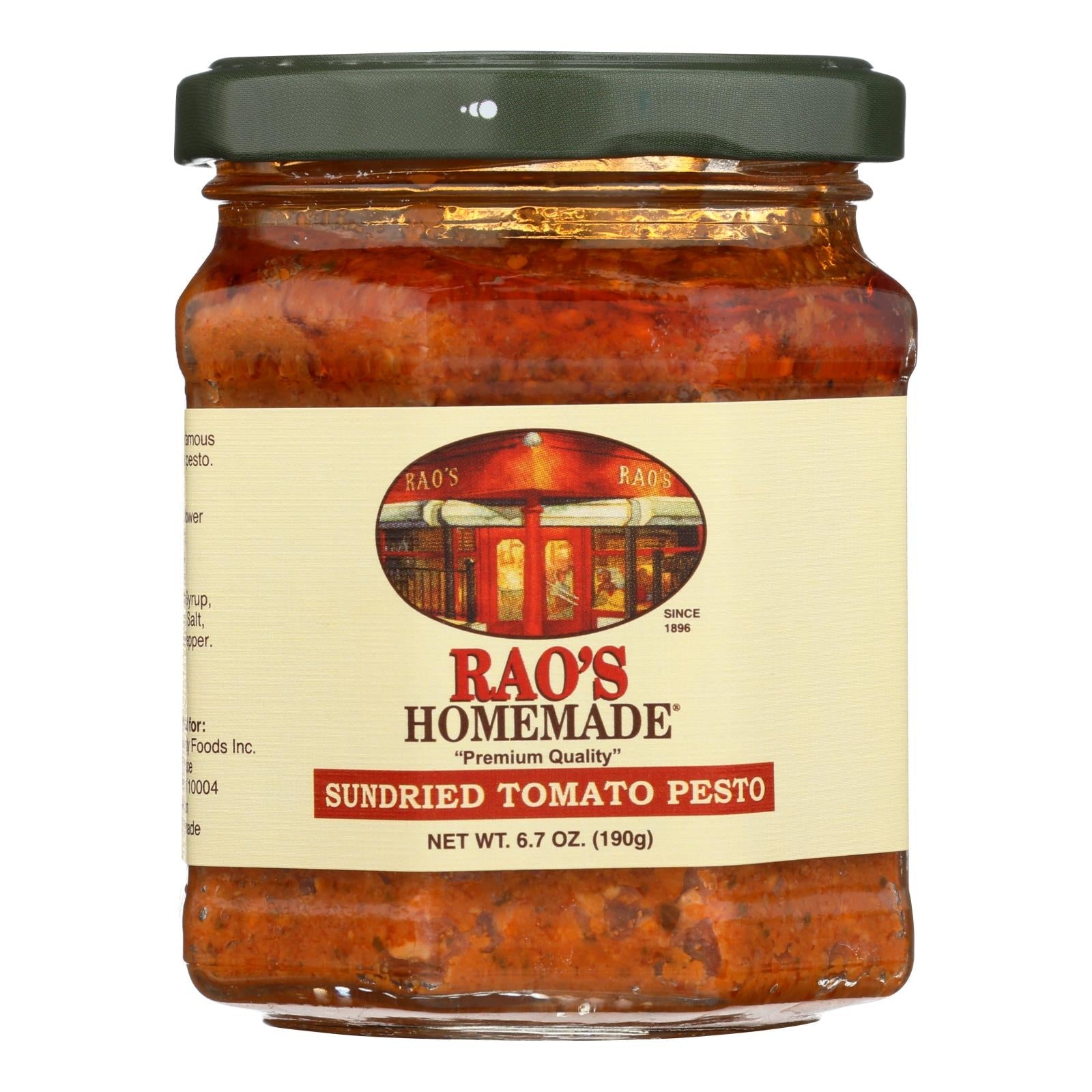 Rao's Sun-Dried Tomato Pesto, 6-Pack, 6.7 OZ
