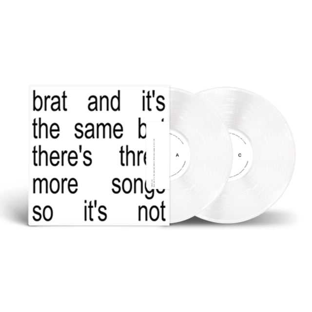 Brat & It's The Same But There's Three More Songs So It's Not (2LP/White Vinyl) & Brat (Black Ice LP Vinyl) & How I'm Feeling Now (Clear LP Vinyl) & Charli Charli (2LP) & True Romance Original Angels Repress