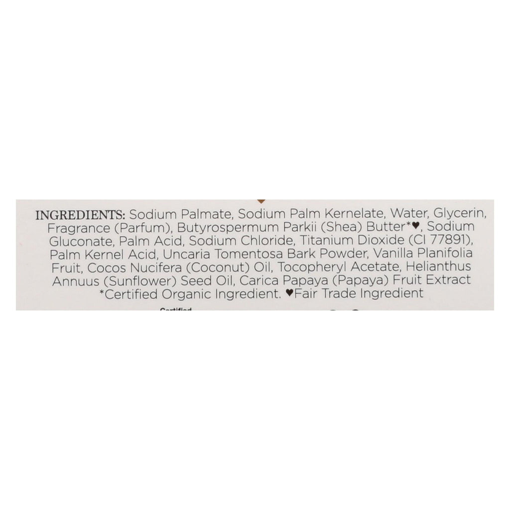 Nubian Heritage Coconut Papaya Soap with Vanilla - 5 Oz