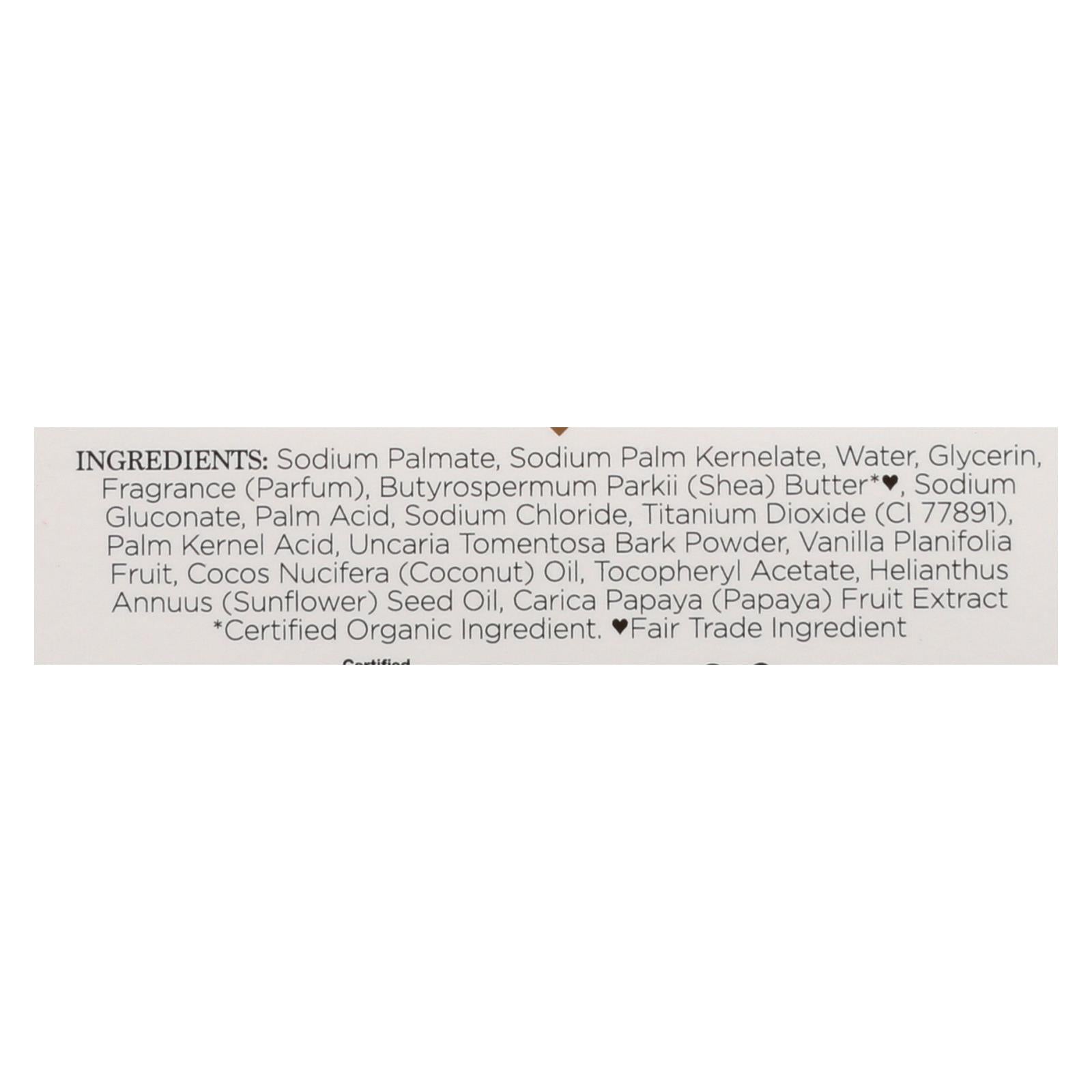 Nubian Heritage Coconut Papaya Soap with Vanilla - 5 Oz