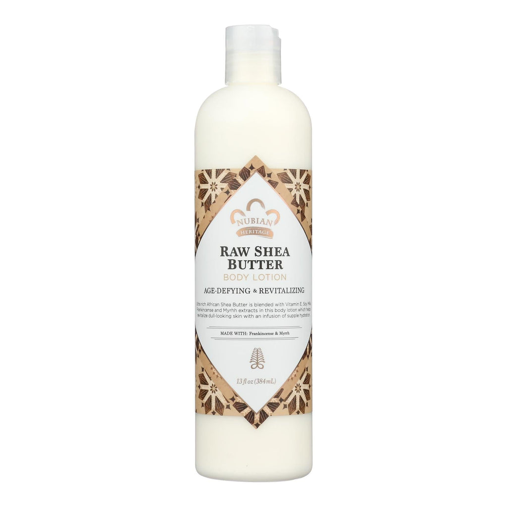 Nubian Heritage Lotion Raw Shea And Myrrh - 13 Oz