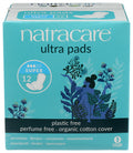 Natracare Super Ultra Pads w/Wings, Organic Cotton, 12 Pack