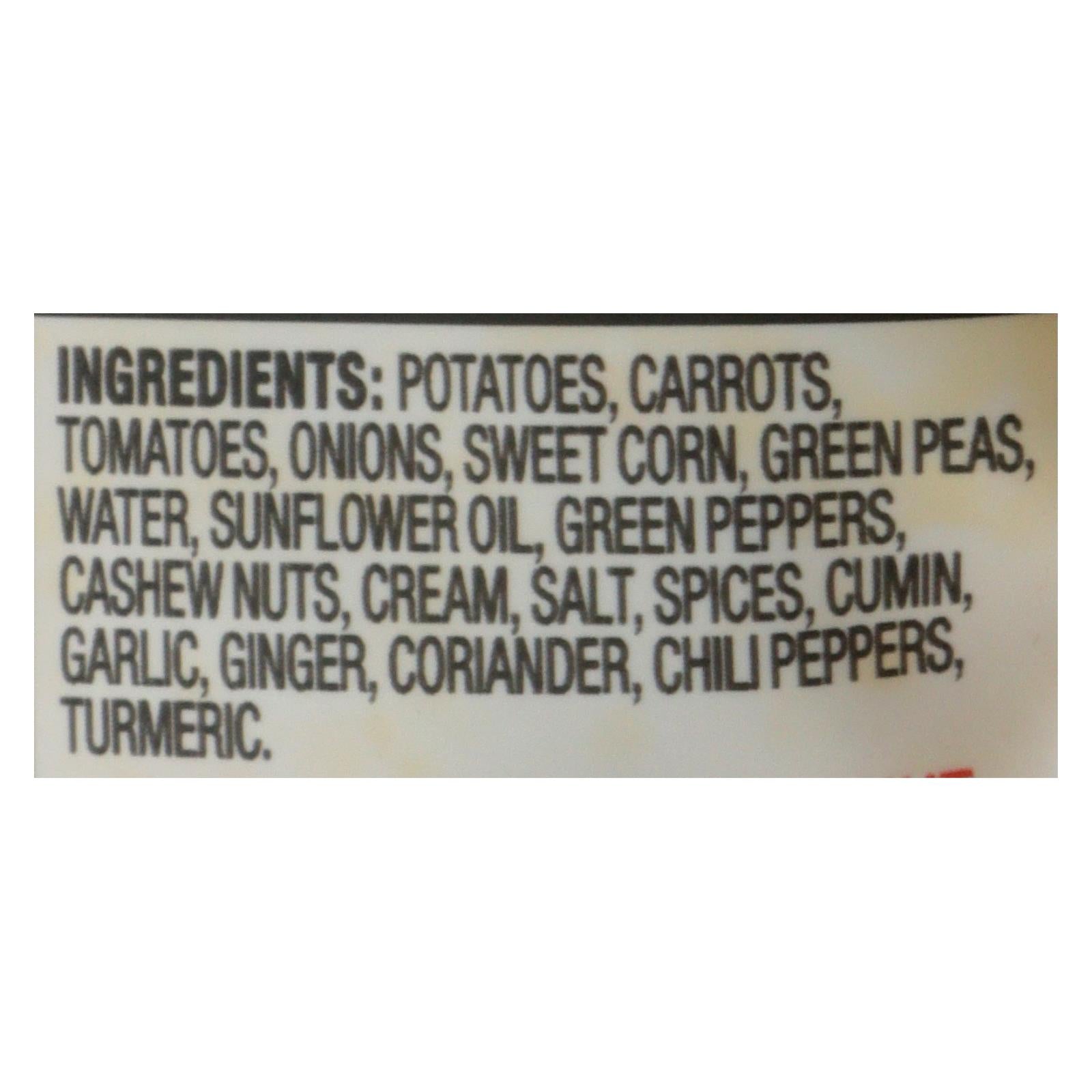 Tasty Bite Veggie Tikka Masala, 10 Oz, Pack of 6