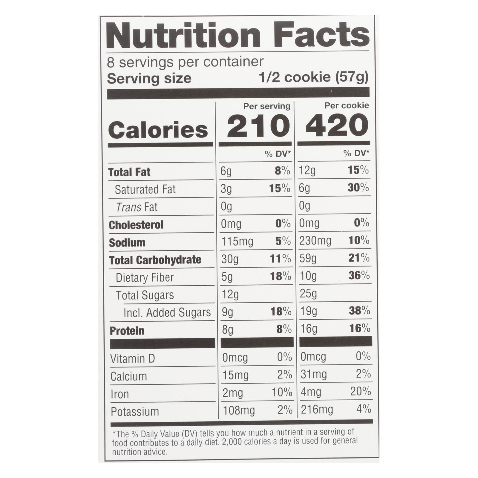 Lenny & Larry's Choc Chip Complete Cookie 4oz, 12-Pack