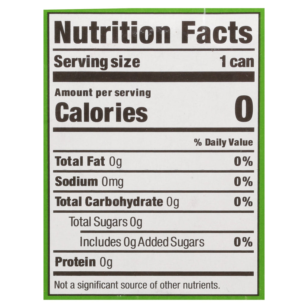 Nixie Lime Ginger Sparkling Water, 3 Cases of 8/12 FZ