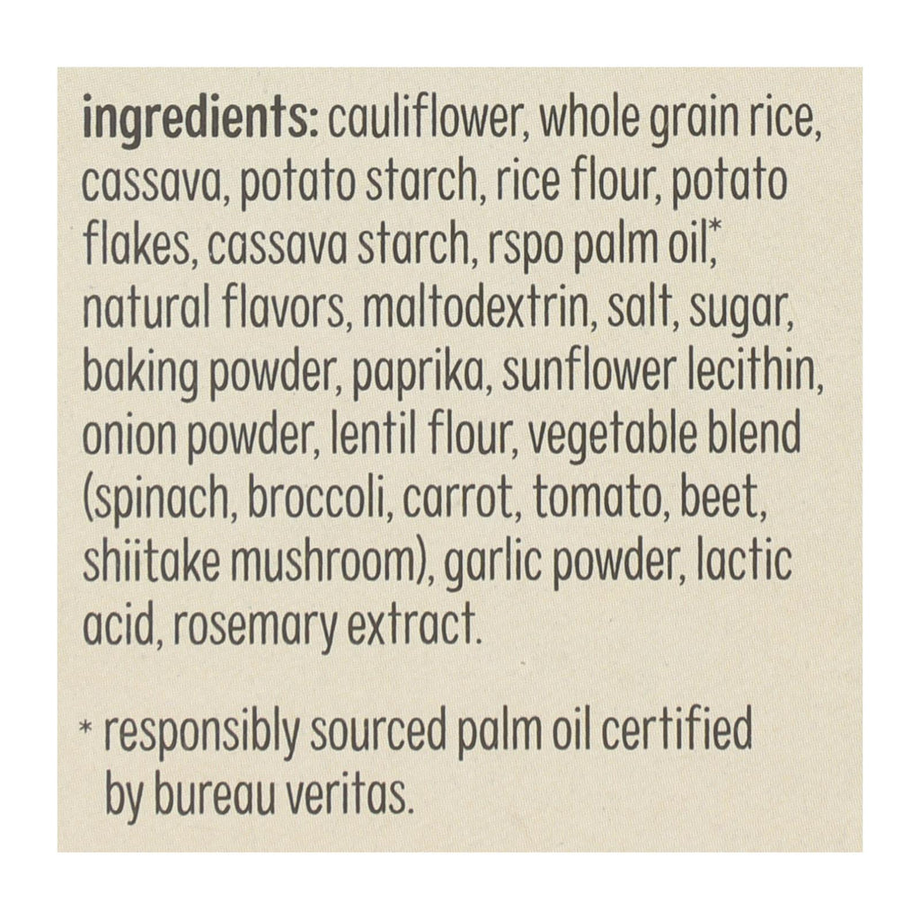 Cauliflower Cheddar Crackers - Case of 6 - 4 Oz
