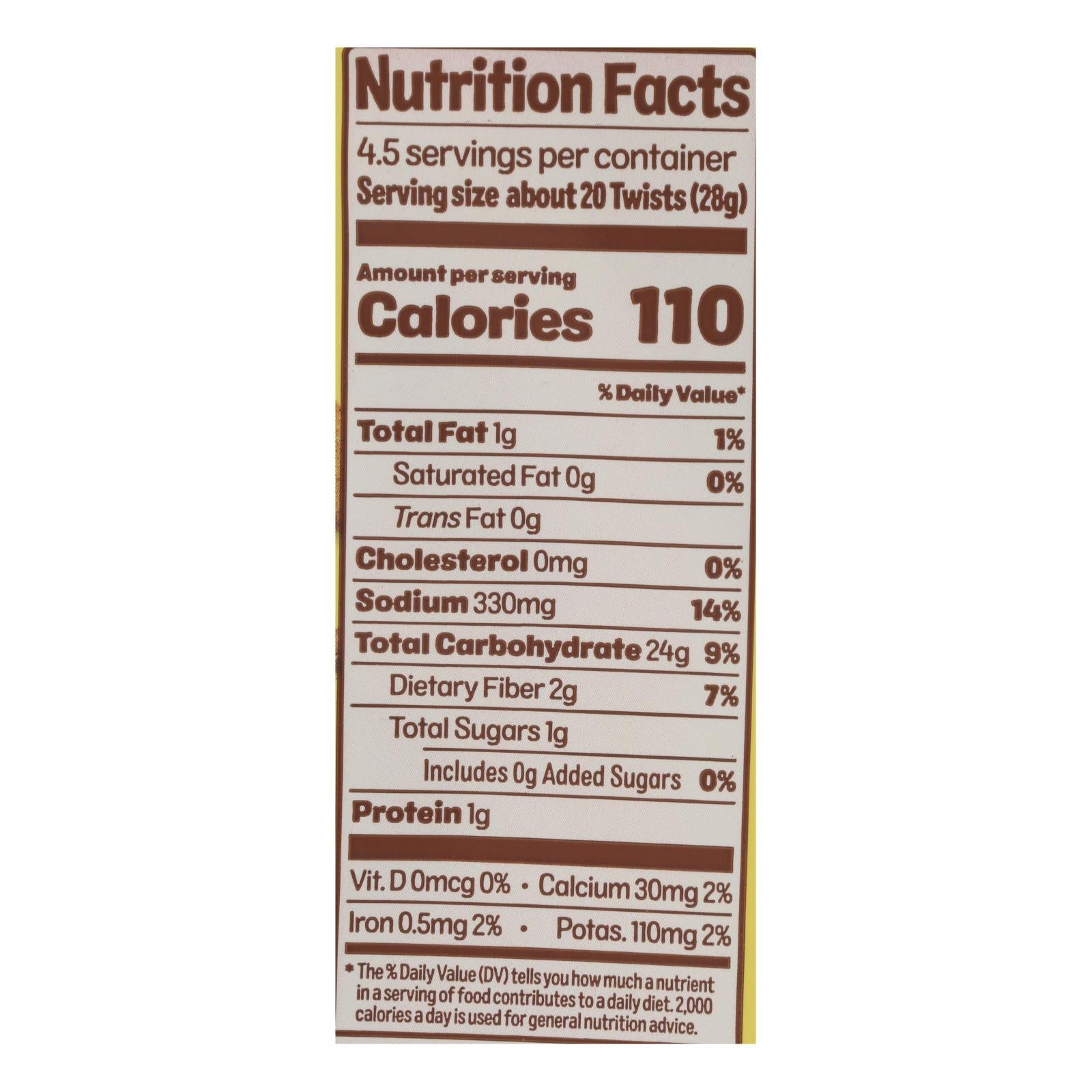Cauliflower Pretzel Sticks - Twist - 12 Pack - 4.5 Oz