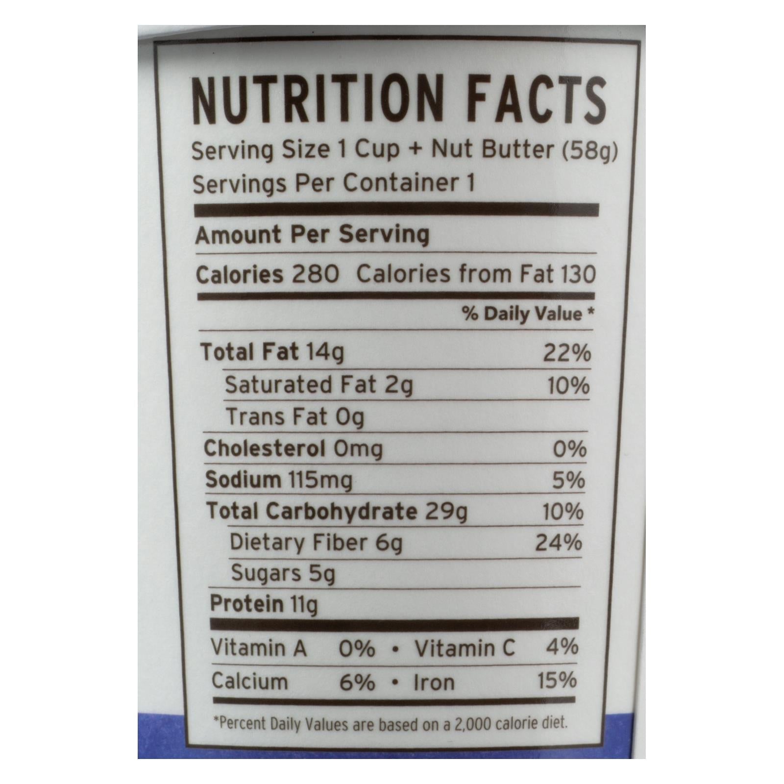 Purely Elizabeth Blueberry Walnut Protein Oat Cups 12-Pack