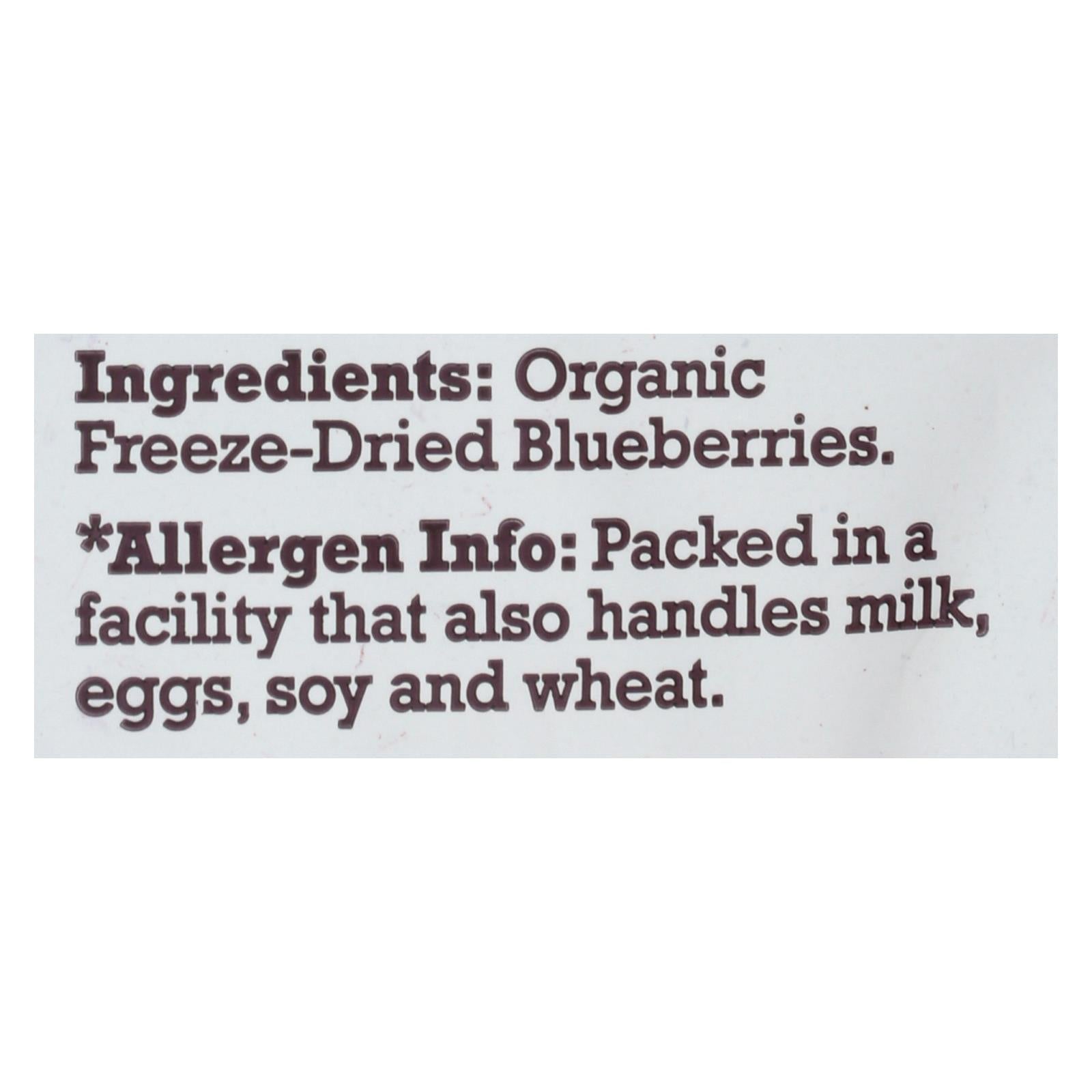 Natierra Organic Freeze-Dried Blueberries, 1.2 Oz, 12-Pack