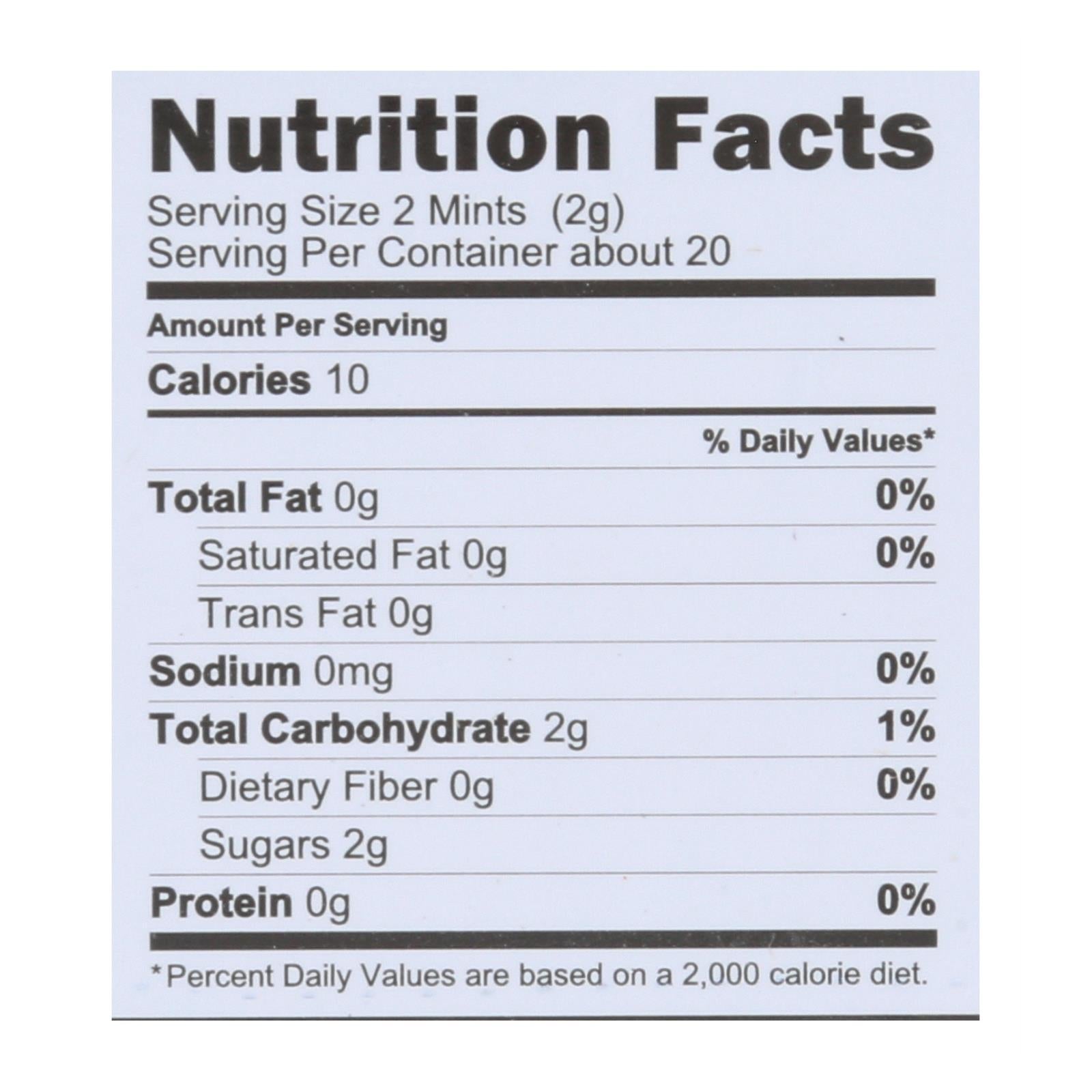 Vermints Cinnamint Natural Breath Mints, 1.41 Oz, 6-Pack