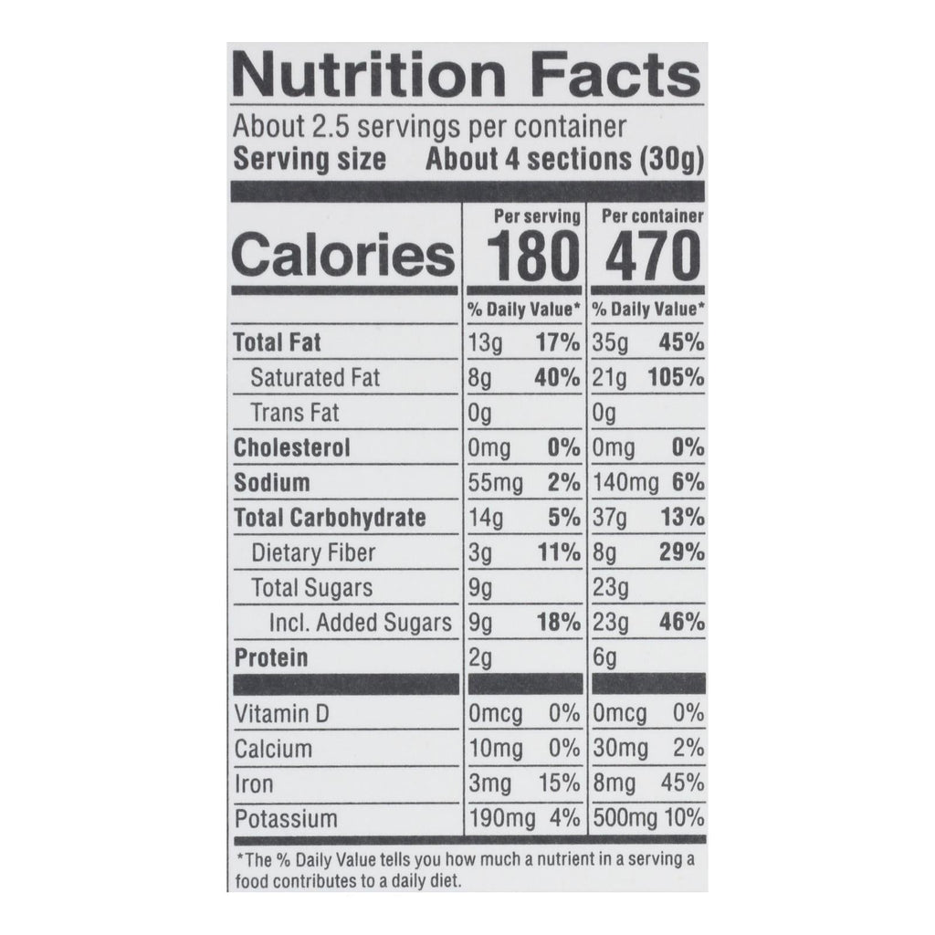 Alter Eco Organic Dark Sea Salt Chocolate Bar, 2.82oz, 12 Pack