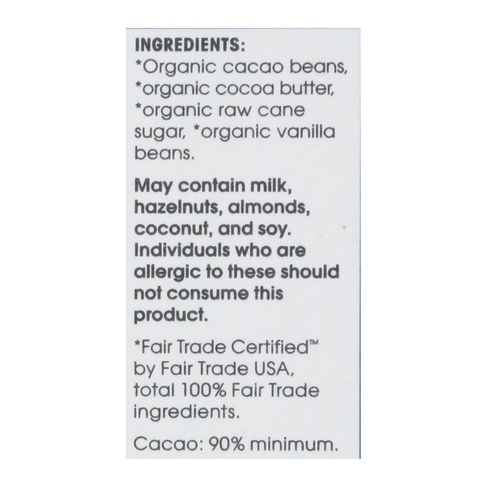 Alter Eco Organic Dark Super Blackout Chocolate, 12 Pack