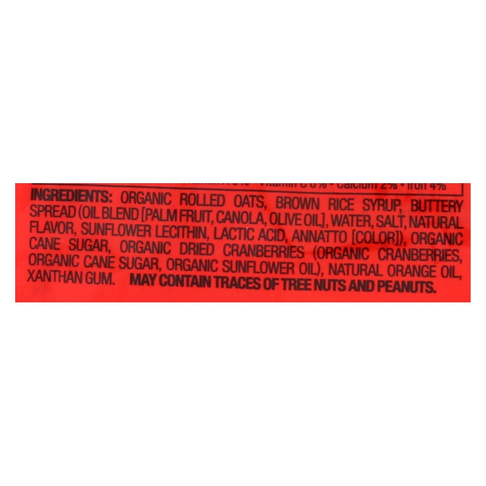 Bobo's Cranberry Orange Oat Bars, 3 oz, Case of 12