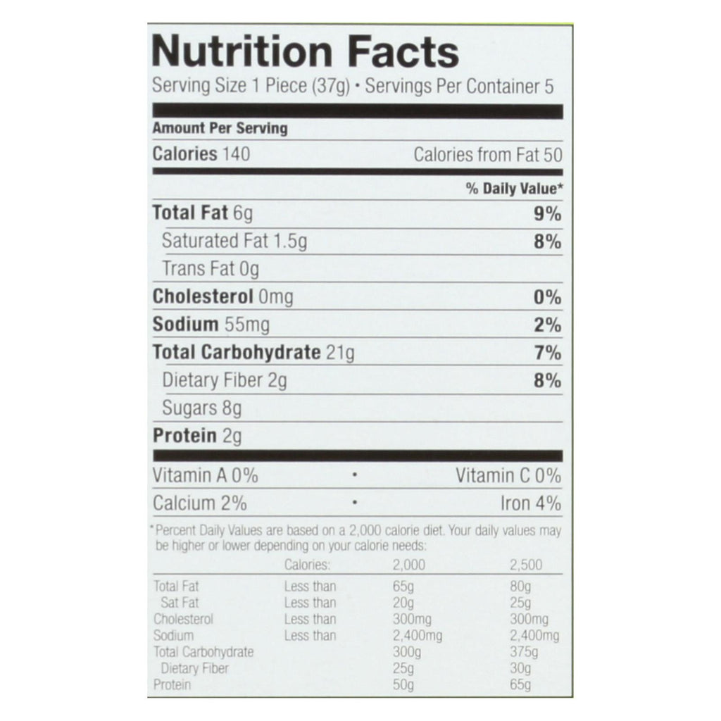 Bobo's Apple Pie Oat Bars, Gluten Free, 6-Pack, 1.3 Oz