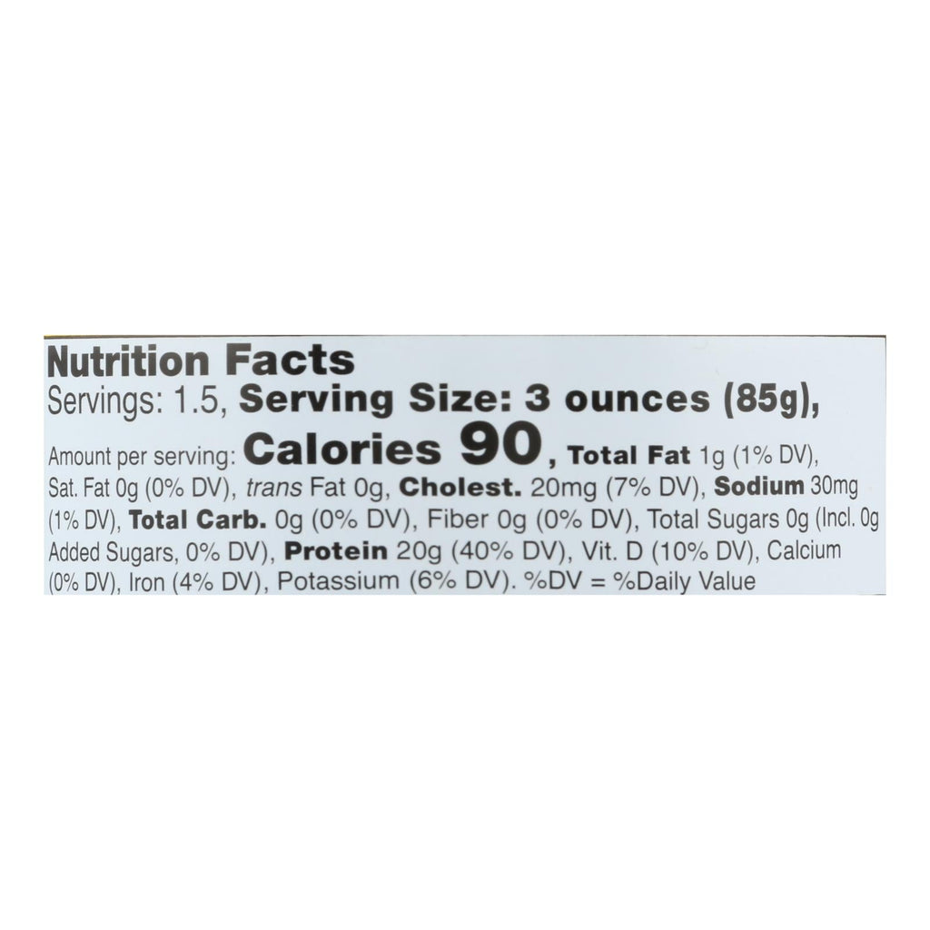 Wild Planet Skipjack Tuna - No Salt, 12 Pack, 5 Oz Each