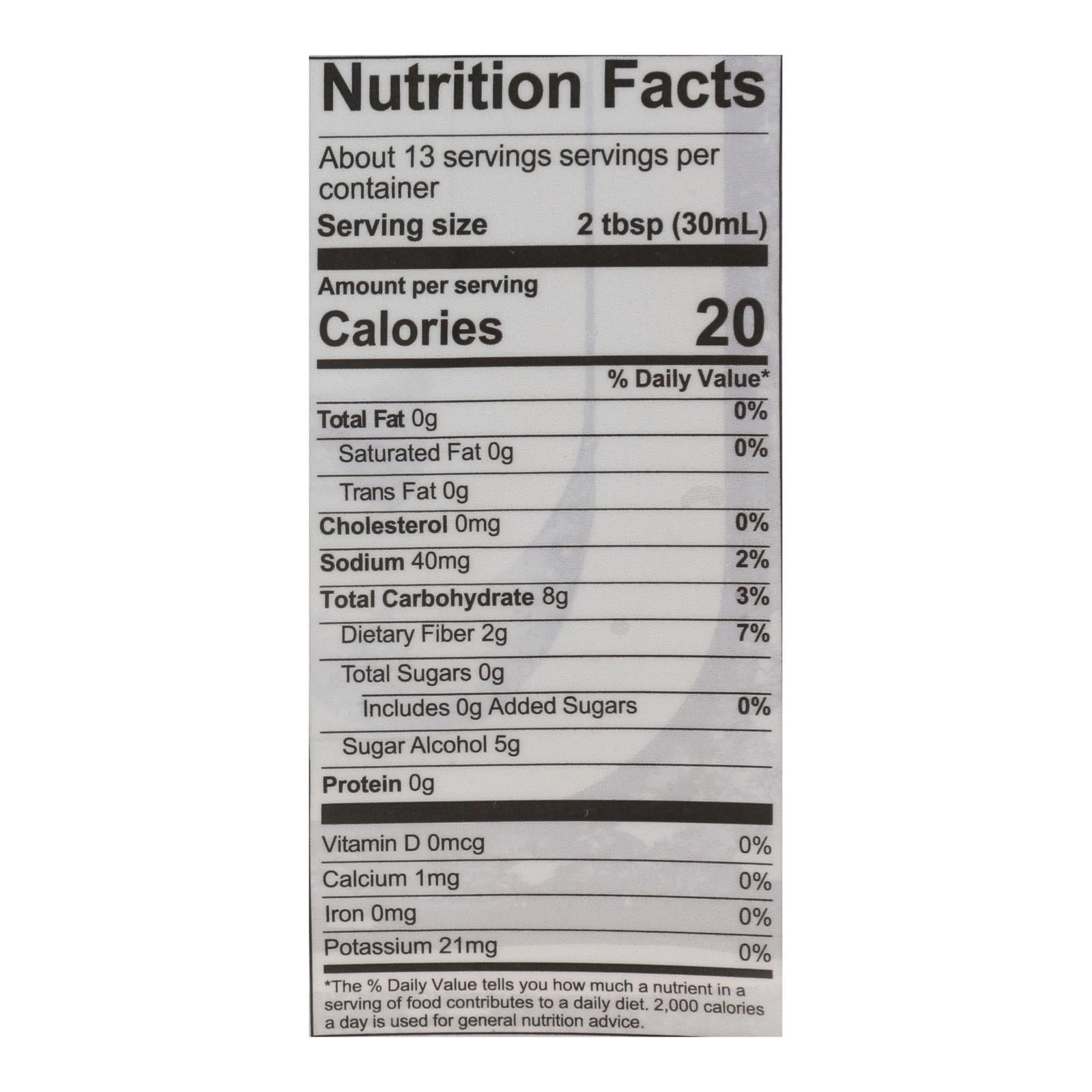 Lakanto Monk Fruit Maple Syrup - Case of 8 - 13 fl oz