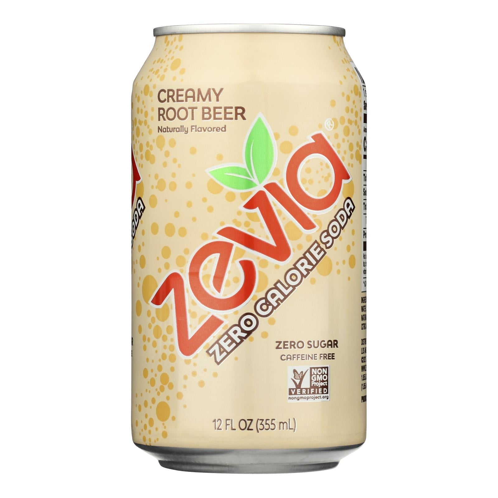 Zevia Sugar-Free Root Beer Soda, 4-Pack (12 fl oz each)