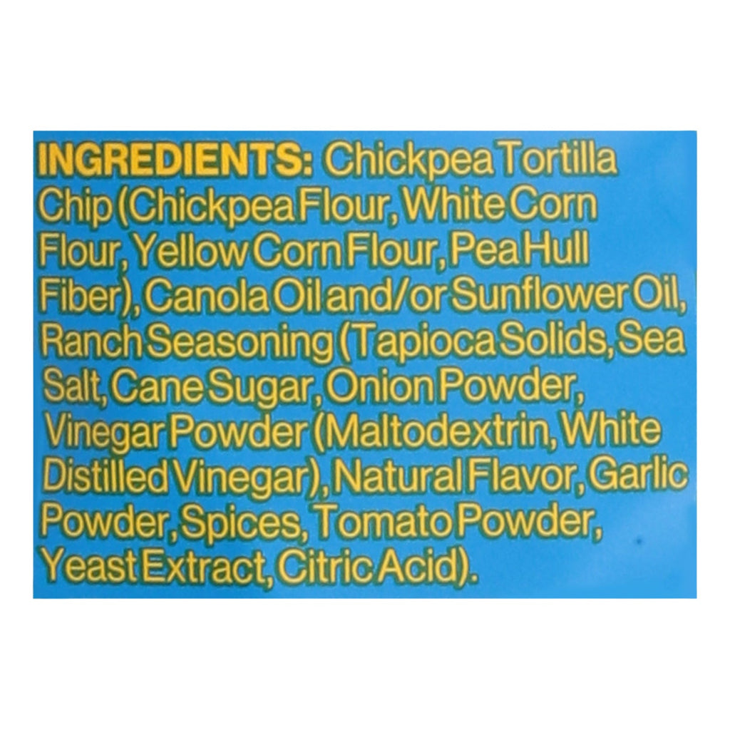 Hippeas Vegan Ranch Chickpea Tortilla Chips, 12-Pack