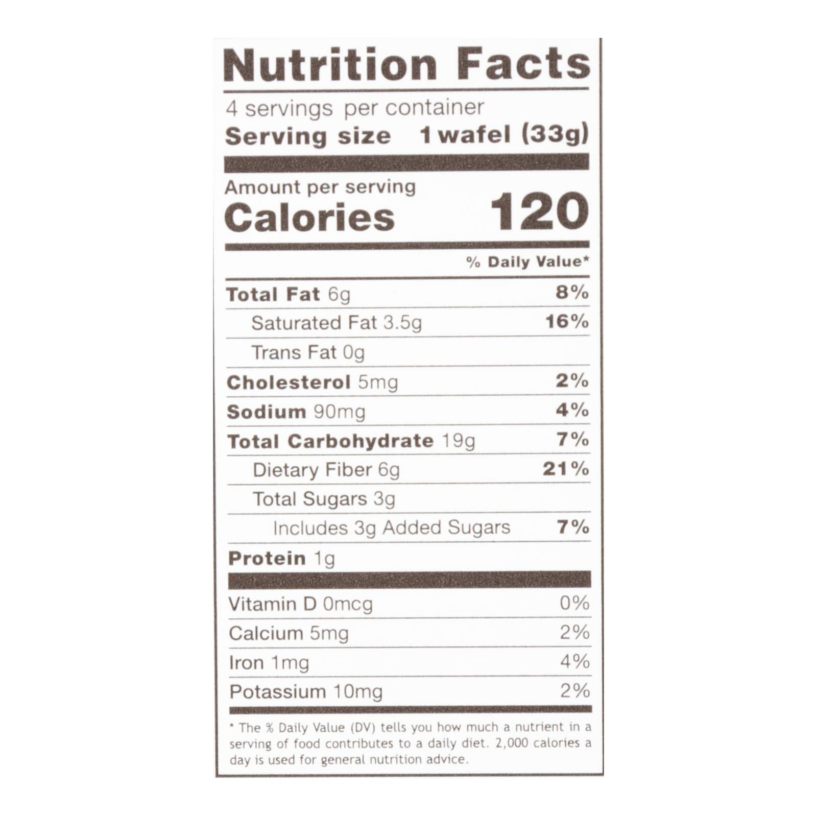Vanilla Caramel Wafels 4pk - Case of 12 (4.64 oz each)