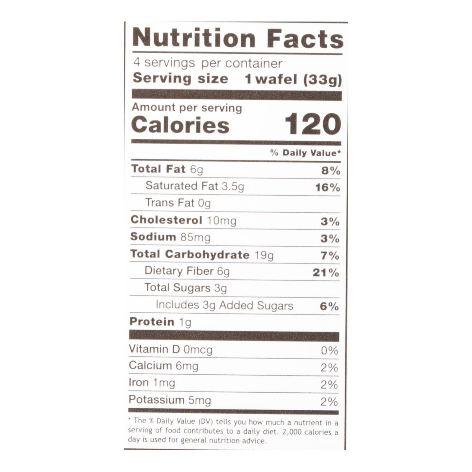 Rip Vanilla Wafels - Snickerdoodle Low Sugar 4pk Case of 12