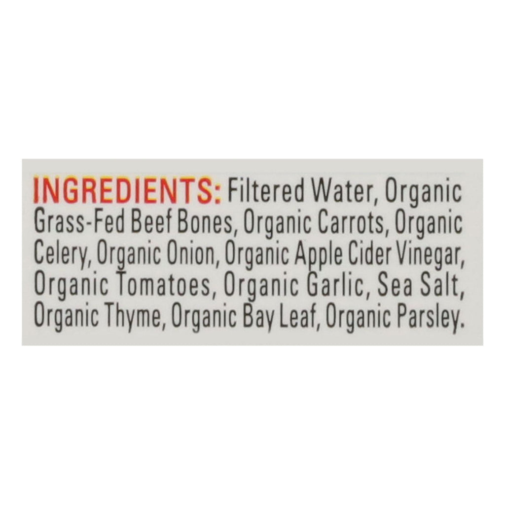 Bonafide Provisions Organic Beef Bone Broth, 6-Pack