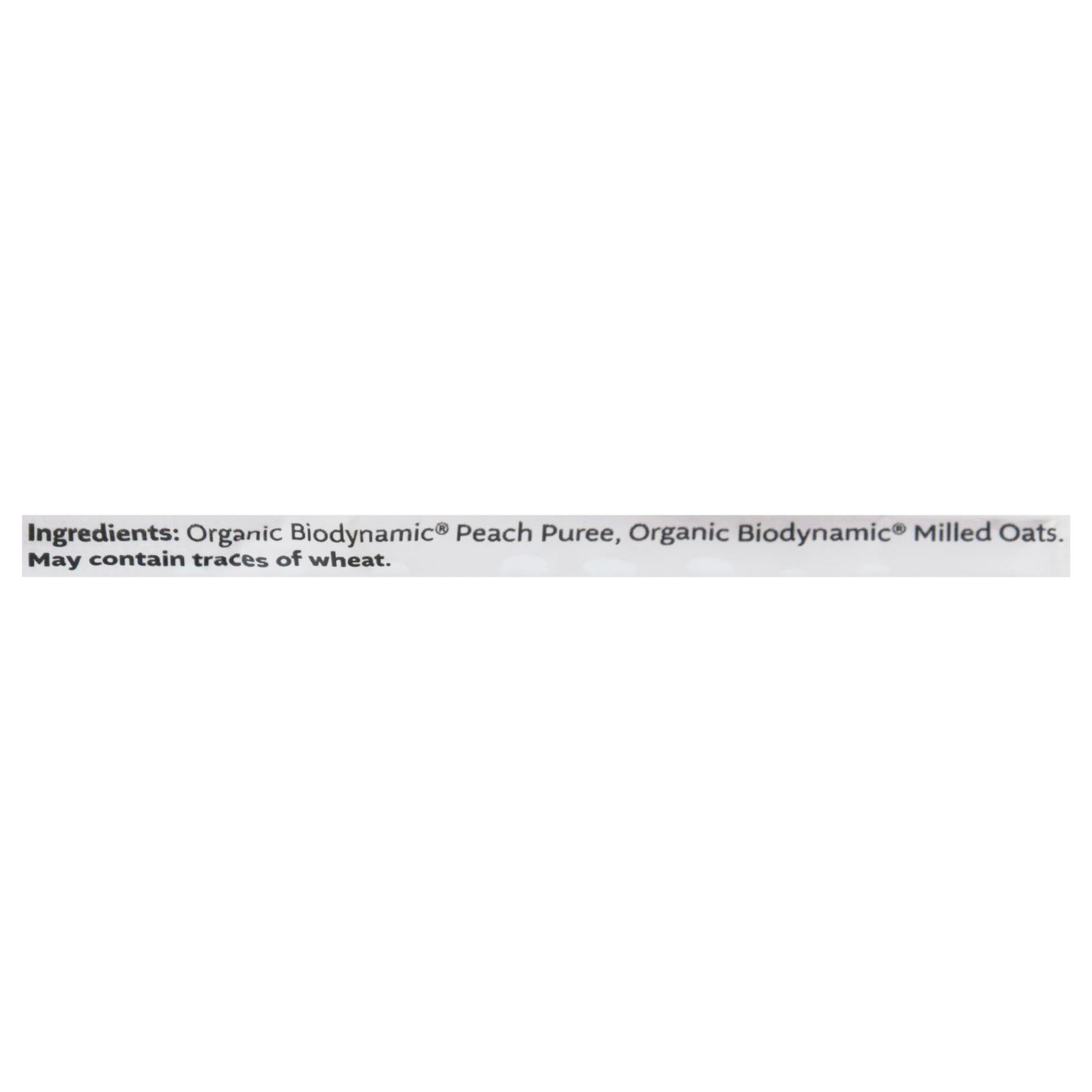 White Leaf Provisions - Bbyfd Peach & Oat - Case of 6-90 GRM