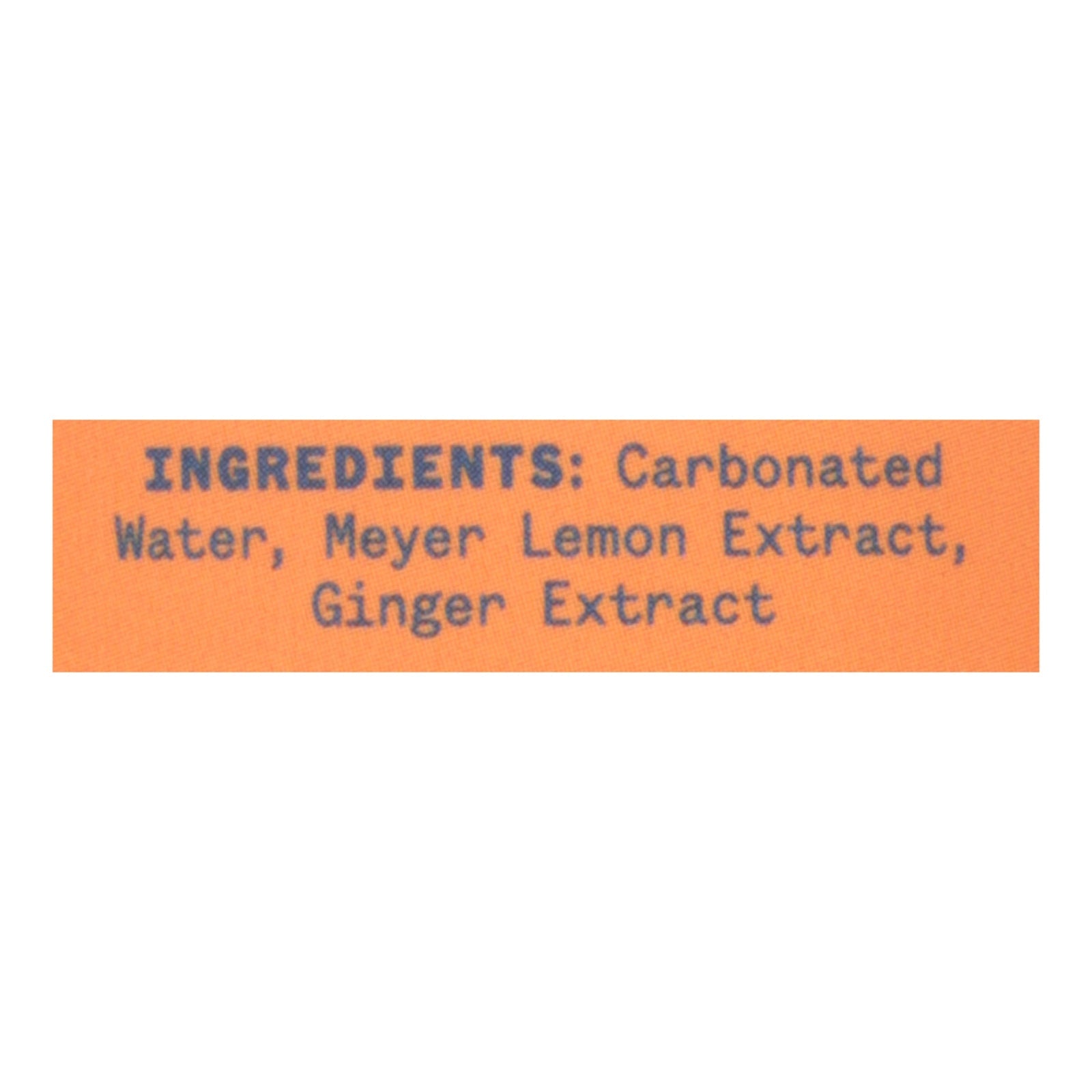 Aura Bora Ginger Meyer Lemon Sparkling Water, 12-Pack