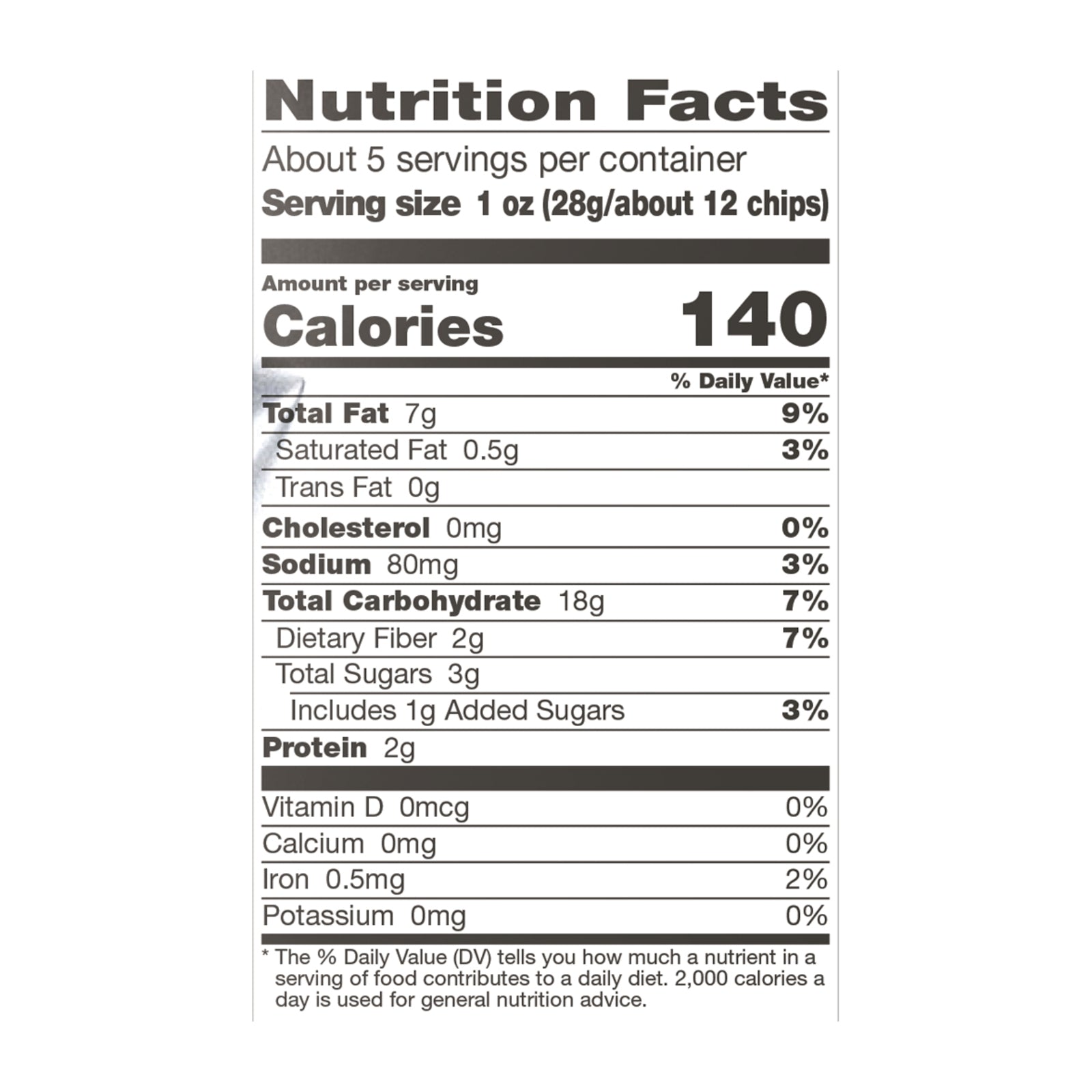 Sweet Potato Tortilla Chips - 12 Pack (5.5 OZ Each)