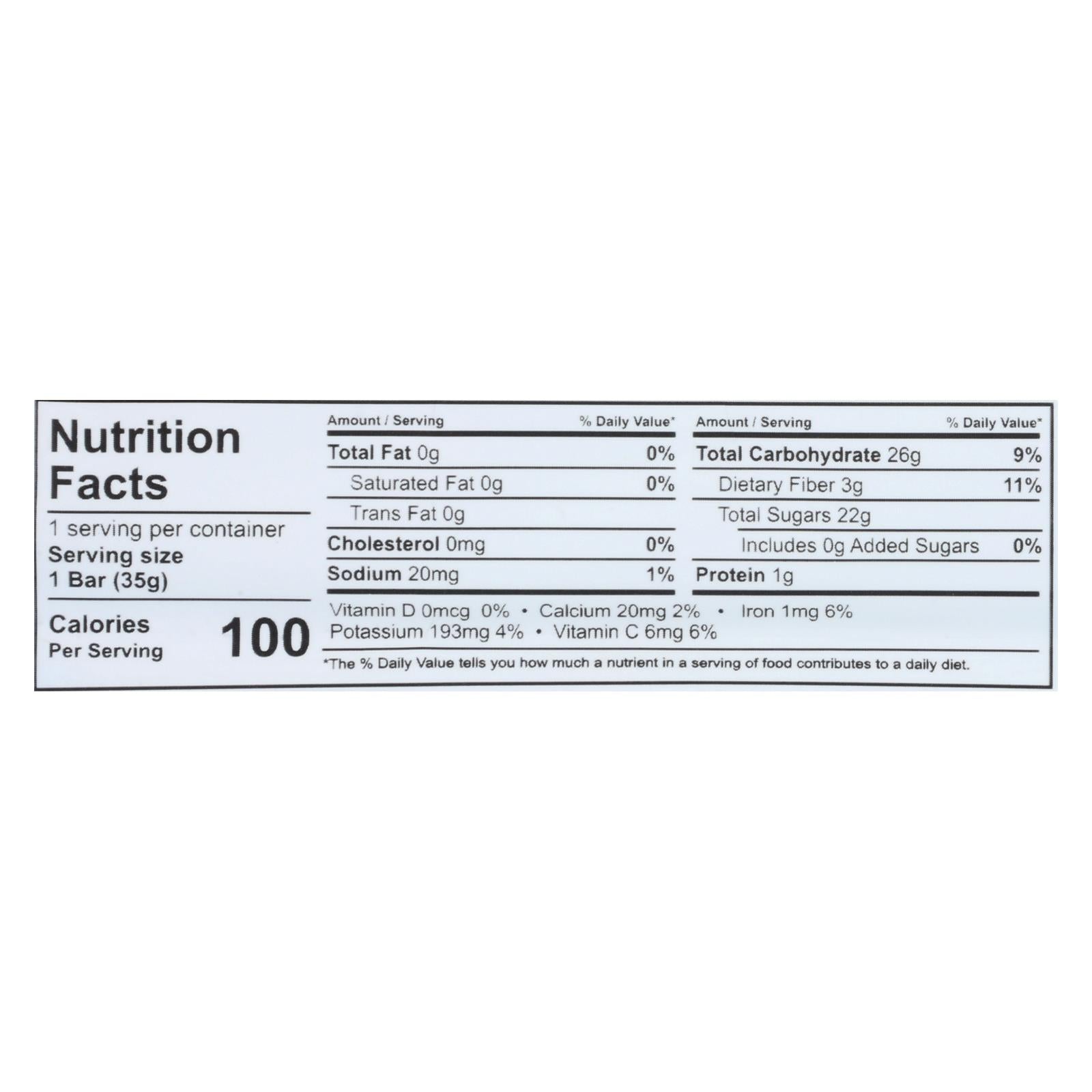 That's It Fruit Bar - Apple and Cherry - Case of 12 - 1.2 oz