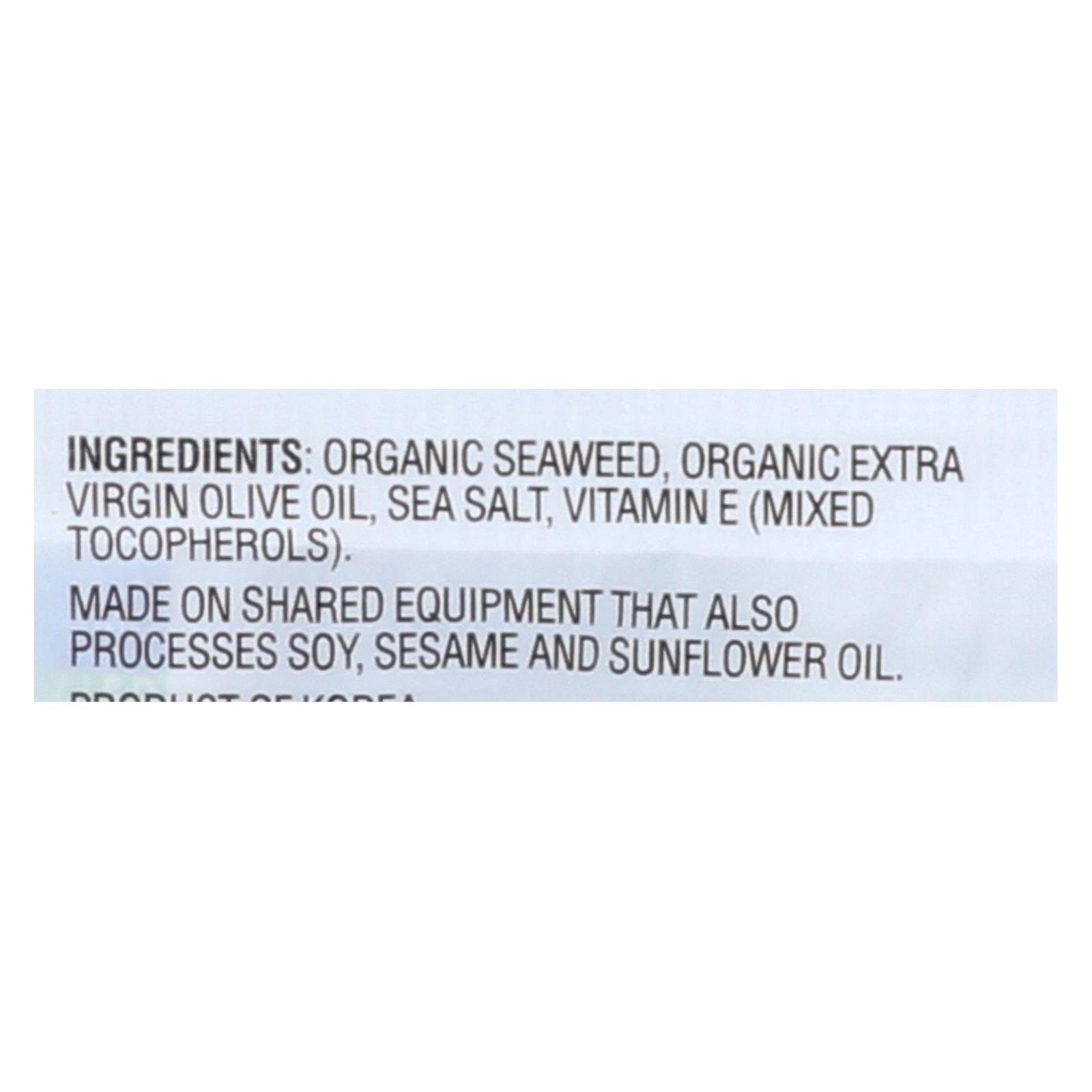 Gimme Organic Seaweed Snacks, EVOO, 8 Pack, .17 oz Each