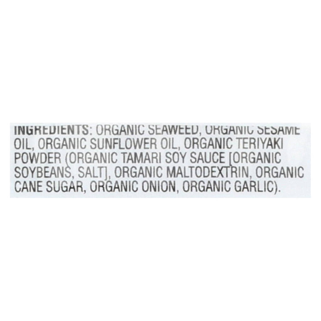 Gimme Organic Teriyaki Seaweed Snacks, 8-Pack