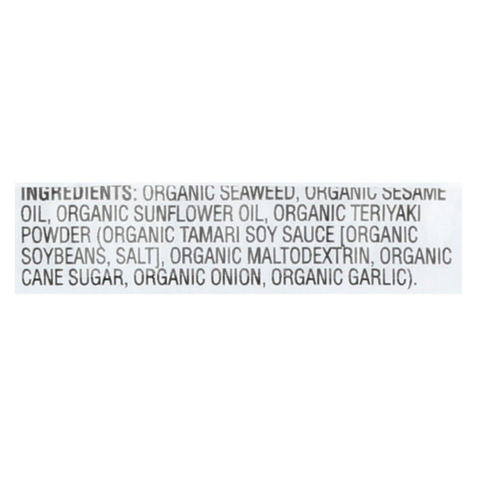 Gimme Organic Teriyaki Seaweed Snacks, 8-Pack