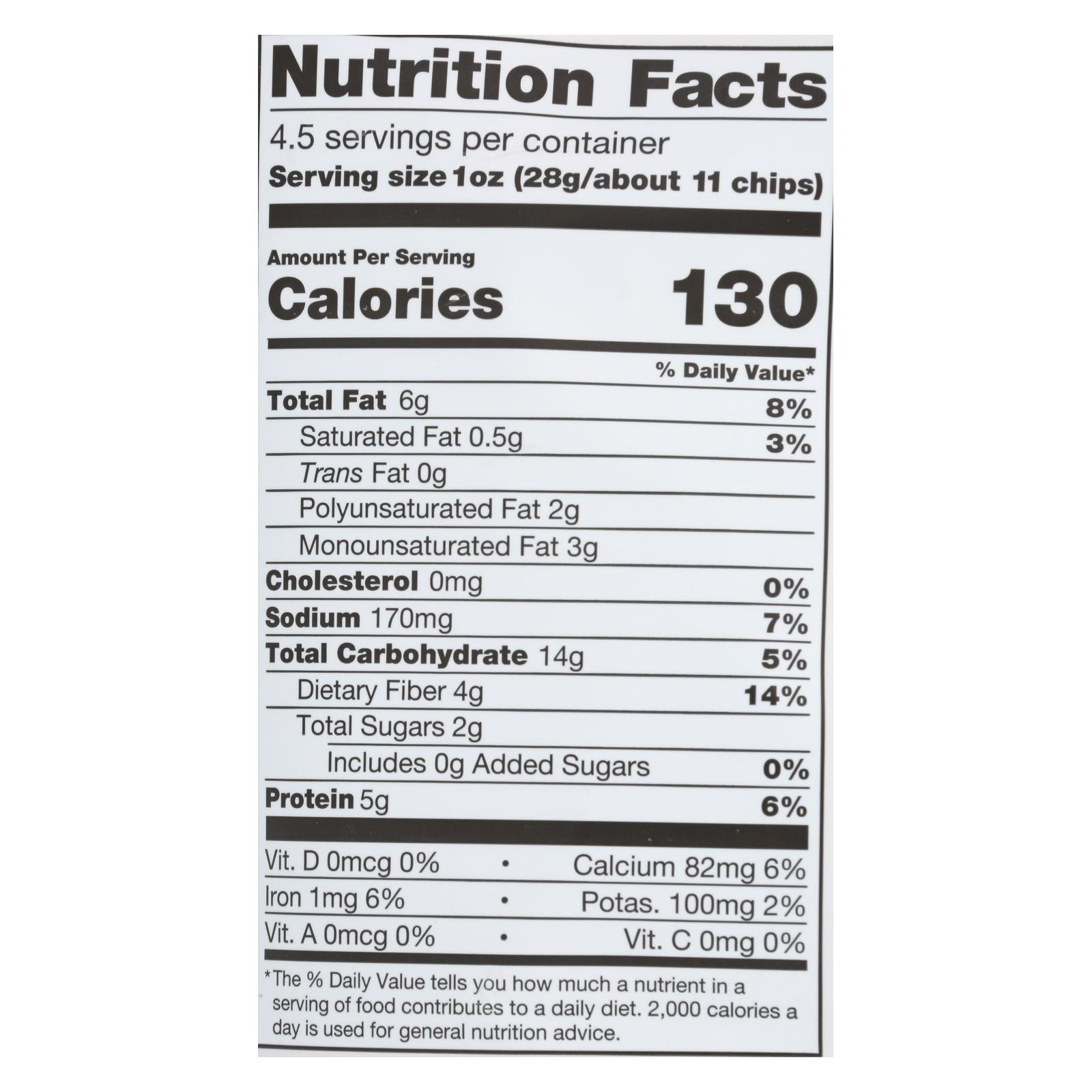 Beanitos Nacho Nation White Bean Chips, 6 Pack, 4.5 Oz