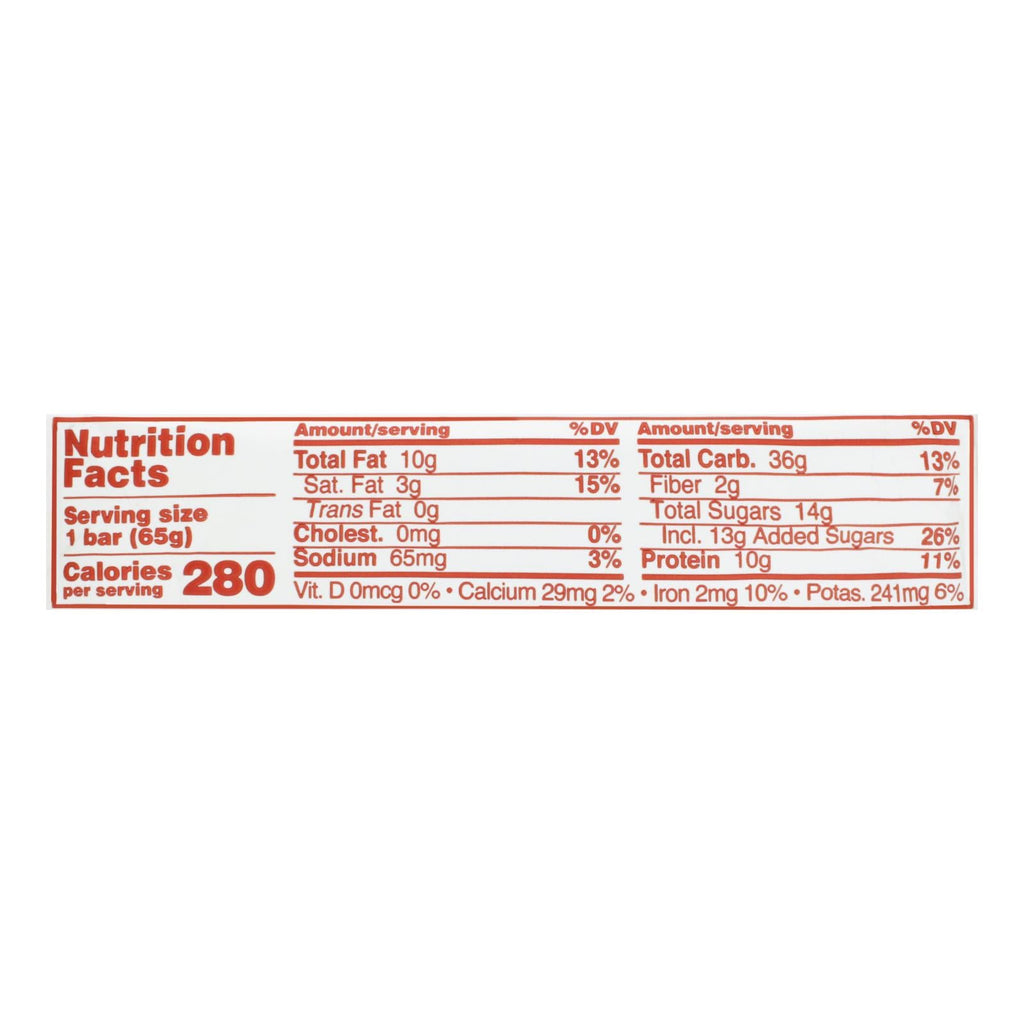 Gomacro Double Choc Peanut Butter Chip Bars, 12-Pack
