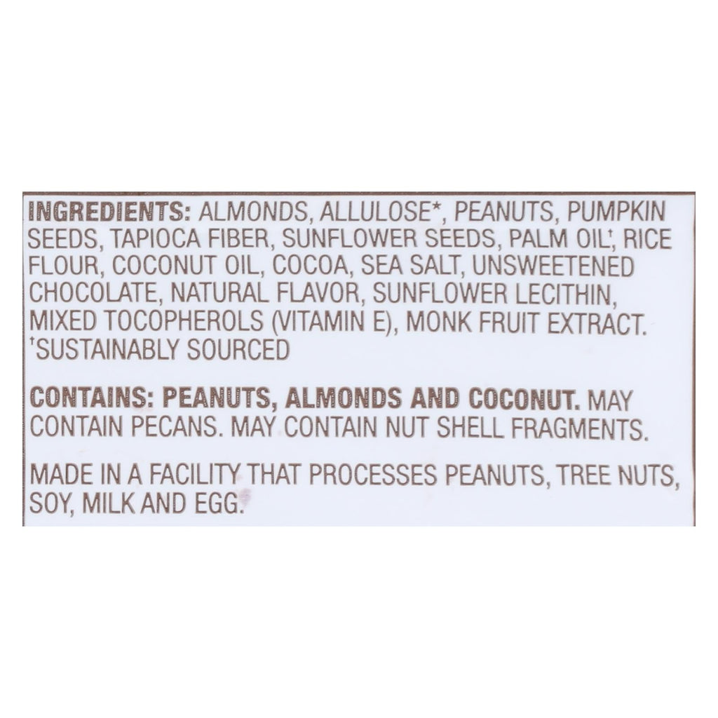 Munk Pack Keto Nut & Seed Bar Sea Salt Dark Choc 12ct