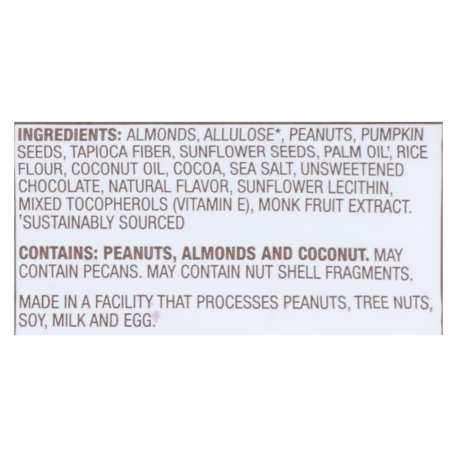Munk Pack Keto Nut & Seed Bar Sea Salt Dark Choc 12ct