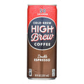 High Brew Double Espresso Coffee, 8 Oz, Case of 12