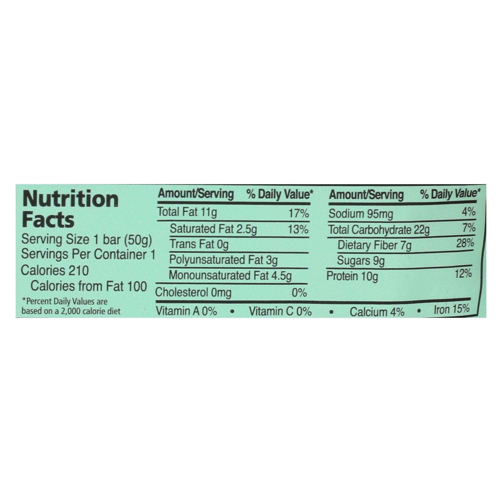 Zing Dark Chocolate Mint Bars, Nut-Free, 12 Pack