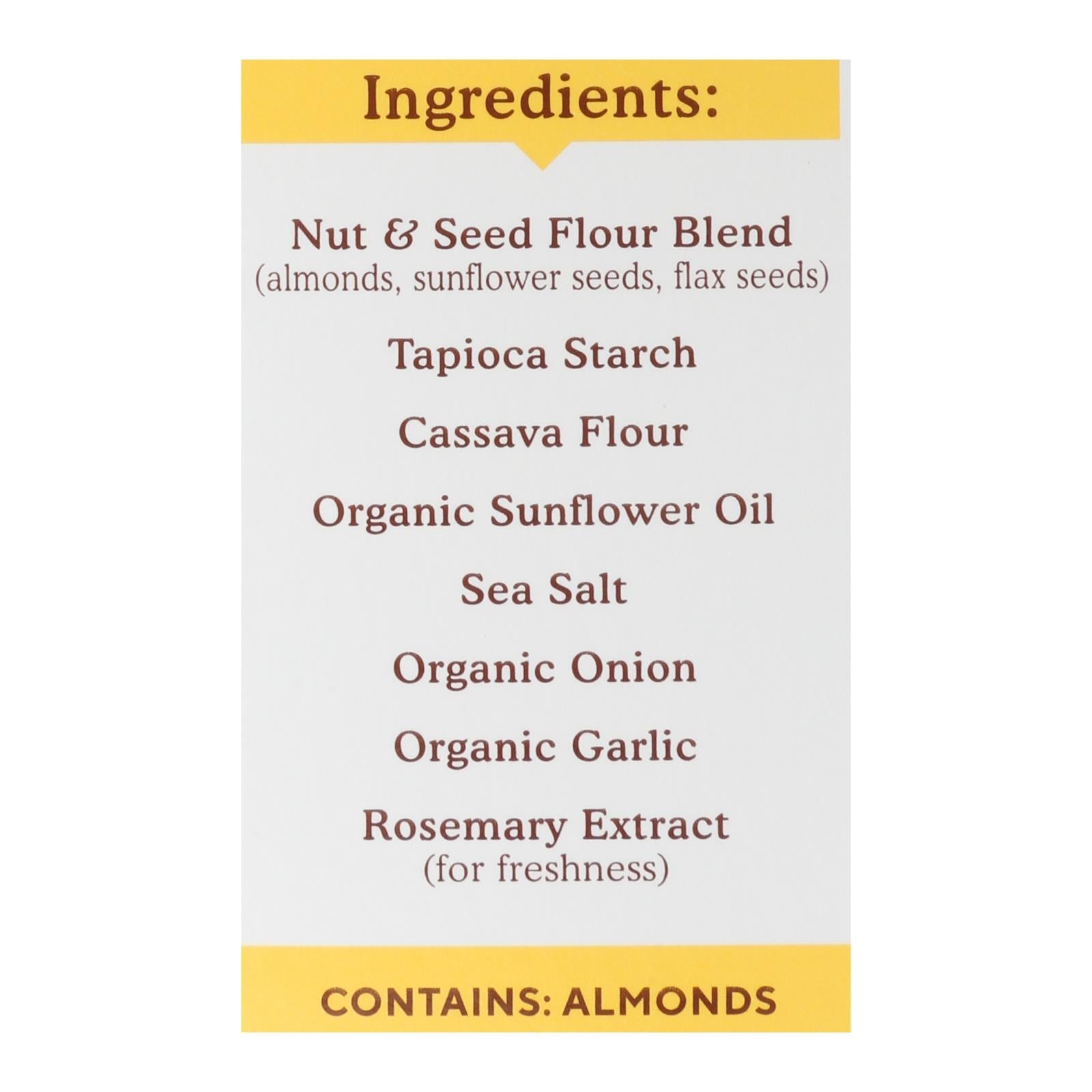 Simple Mills Sea Salt Almond Flour Crackers, 6-Pack